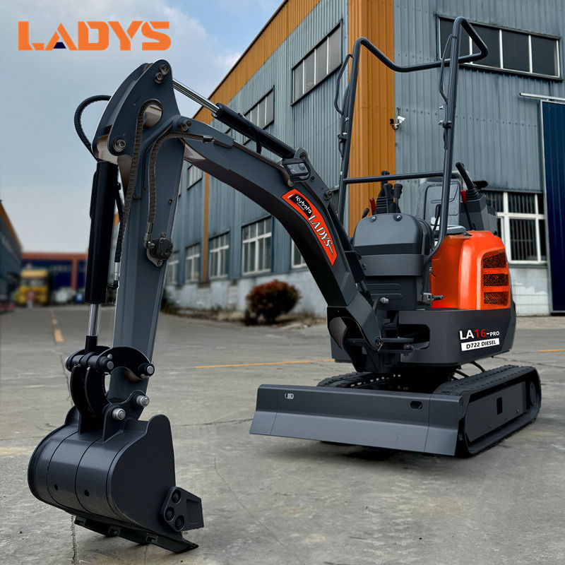 LADYS LA16Pro Mini Excavator Digger Miniexcavadora EPA Kubota Engine Mini Excavator For Sale With Mini Excavator Attachment Set - Miniekskavaator: pilt 1 LADYS LA16Pro Mini Excavator Digger Miniexcavadora EPA Kubota Engine Mini Excavator For Sale With Mini Excavator Attachment Set - Miniekskavaator: pilt 1