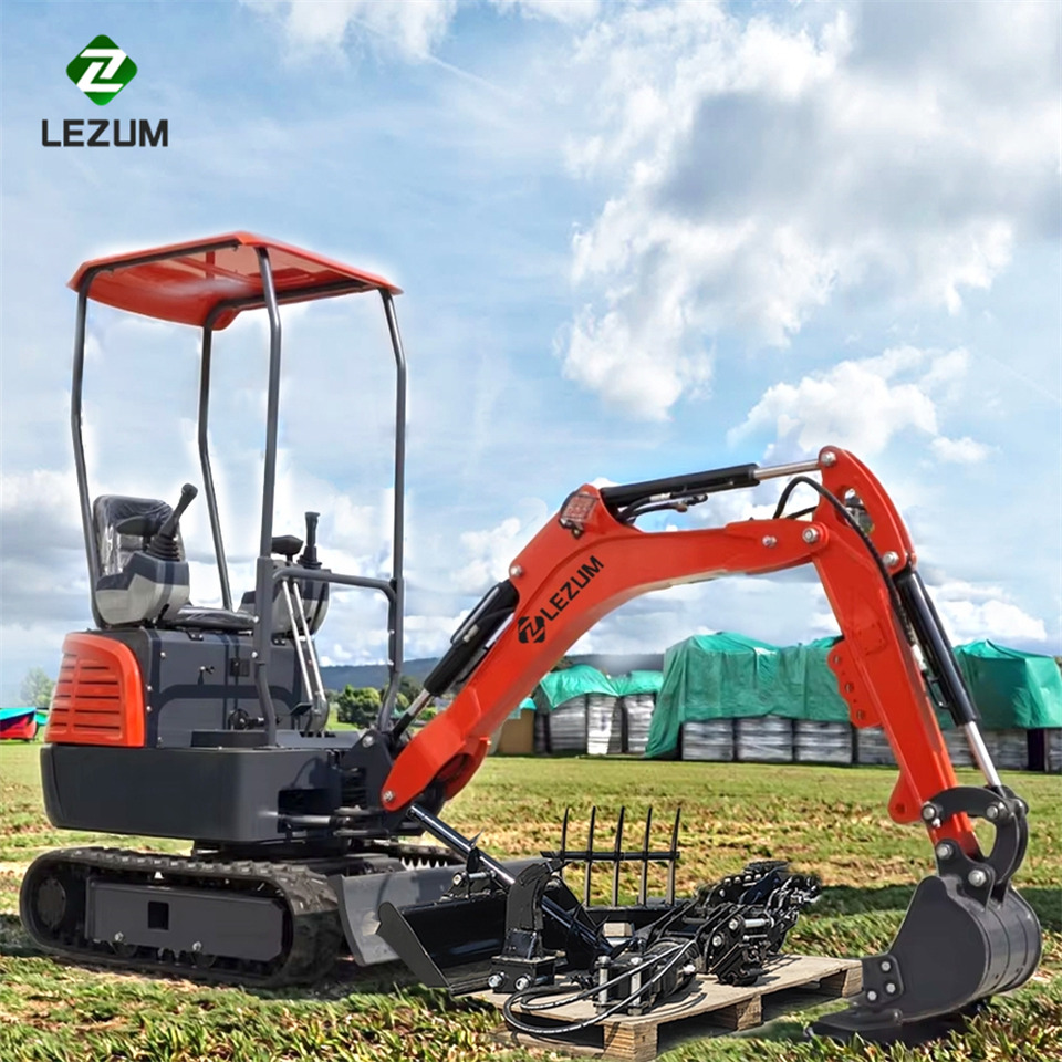 Uus Lintekskavaator LEZUM Free Shipping Mini Excavator Bagger Pelle Miniexcavadora 1 2 3.5  Ton CE/EPA/EURO 5  Kubota Engine Diesel/Electric Mini Excavators For Sale: pilt 8