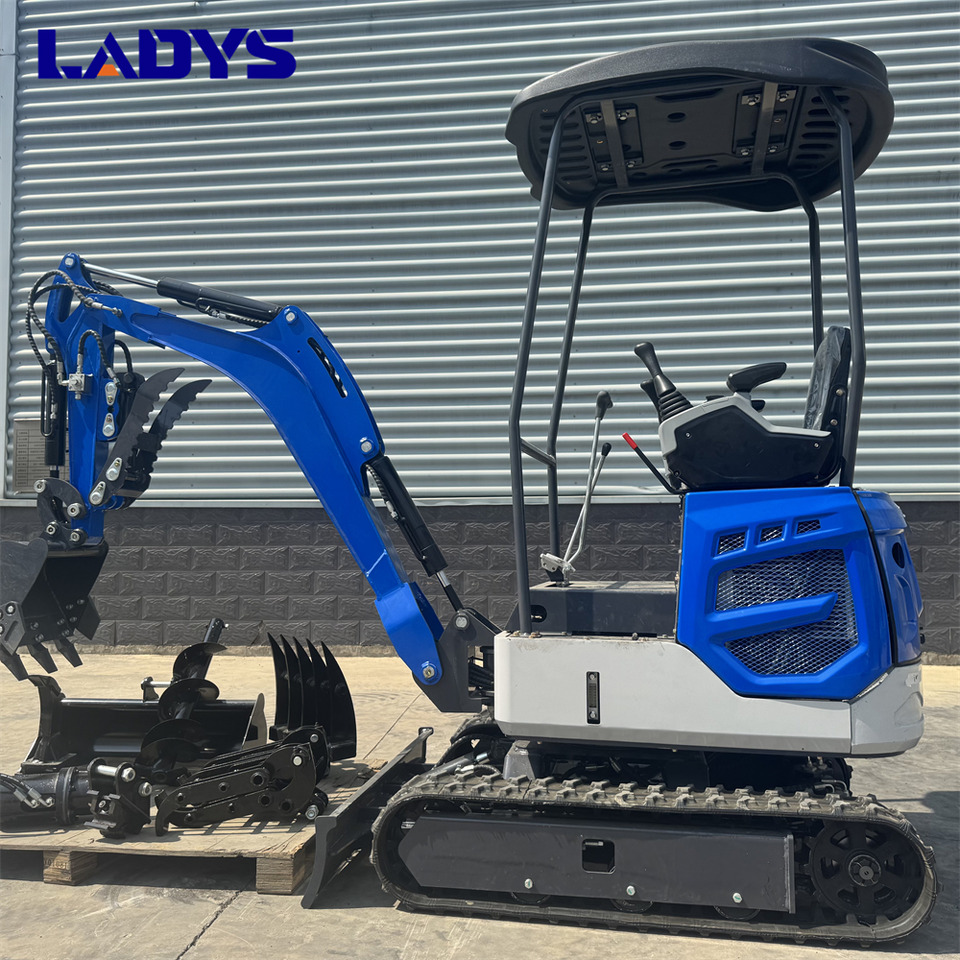 LADYS DY18Mini Excavator Digger Miniexcavadora EPA Kubota Engine Mini Excavator For Sale With Mini Excavator Attachment Set - Lintekskavaator: pilt 1 LADYS DY18Mini Excavator Digger Miniexcavadora EPA Kubota Engine Mini Excavator For Sale With Mini Excavator Attachment Set - Lintekskavaator: pilt 1