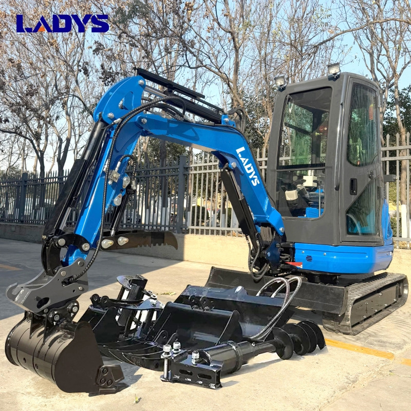 LADYS DY25U Mini Excavator Digger Miniexcavadora EPA Kubota Engine Mini Excavator For Sale With Mini Excavator Attachment Set - Lintekskavaator: pilt 1 LADYS DY25U Mini Excavator Digger Miniexcavadora EPA Kubota Engine Mini Excavator For Sale With Mini Excavator Attachment Set - Lintekskavaator: pilt 1