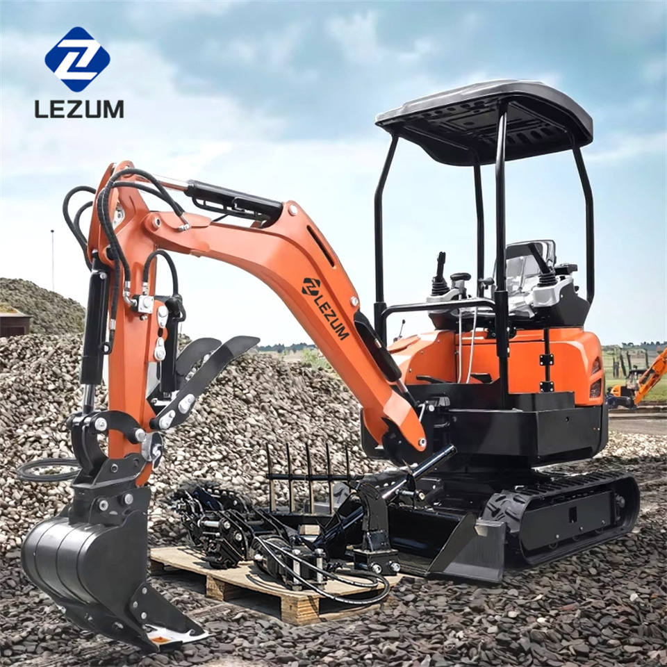 LEZUM DY18 Mini Excavator Digger Miniexcavadora EPA Kubota Engine Mini Excavator For Sale With Mini Excavator Attachment Set - Lintekskavaator: pilt 4 LEZUM DY18 Mini Excavator Digger Miniexcavadora EPA Kubota Engine Mini Excavator For Sale With Mini Excavator Attachment Set - Lintekskavaator: pilt 4