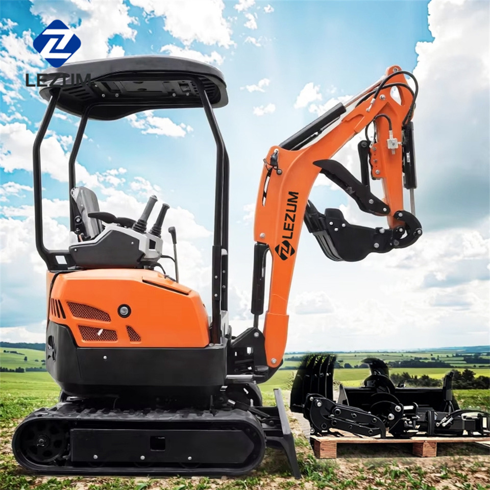 LEZUM DY18 Mini Excavator Digger Miniexcavadora EPA Kubota Engine Mini Excavator For Sale With Mini Excavator Attachment Set - Lintekskavaator: pilt 2 LEZUM DY18 Mini Excavator Digger Miniexcavadora EPA Kubota Engine Mini Excavator For Sale With Mini Excavator Attachment Set - Lintekskavaator: pilt 2