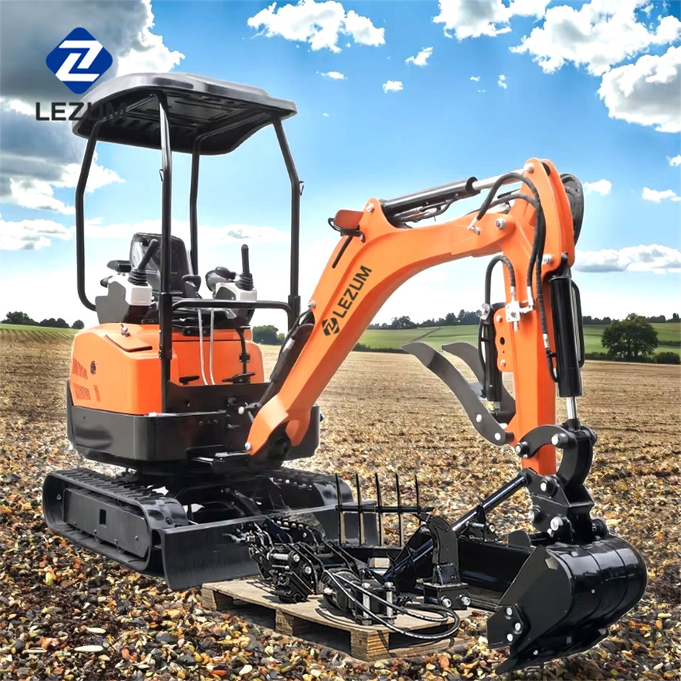 LEZUM DY18 Mini Excavator Digger Miniexcavadora EPA Kubota Engine Mini Excavator For Sale With Mini Excavator Attachment Set - Lintekskavaator: pilt 1 LEZUM DY18 Mini Excavator Digger Miniexcavadora EPA Kubota Engine Mini Excavator For Sale With Mini Excavator Attachment Set - Lintekskavaator: pilt 1