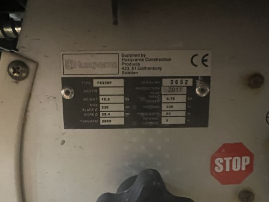 SCIE DE CARRELAGE HUSQVARNA TS230F - Tööriist/ Seadmed: pilt 5 SCIE DE CARRELAGE HUSQVARNA TS230F - Tööriist/ Seadmed: pilt 5