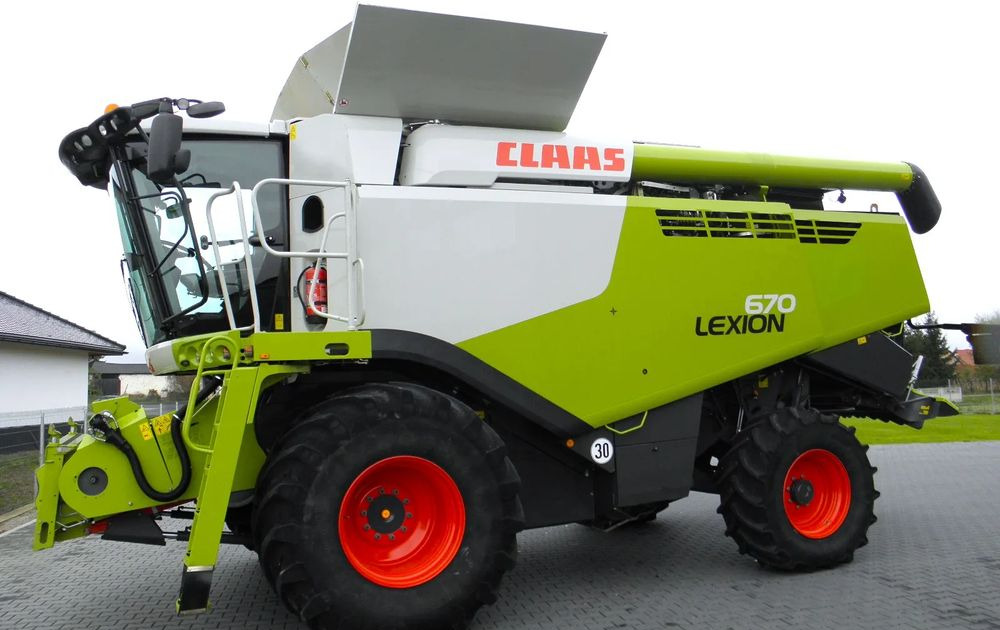 Claas Lexion 670 2019 Rok, Heder V 770, Najbogatsza Wersja, Nie Malowany, Stan Idealny - Kombain: pilt 1 Claas Lexion 670 2019 Rok, Heder V 770, Najbogatsza Wersja, Nie Malowany, Stan Idealny - Kombain: pilt 1