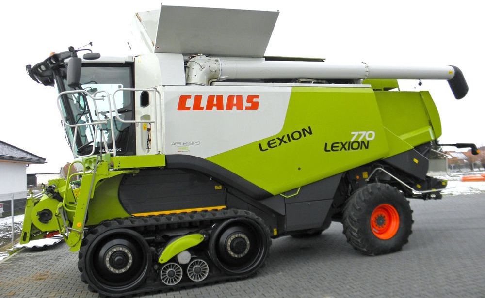 Claas Lexion 770 Terra Trac Heder V10,5, Najbogatsza Wersja, Nie Malowany, Stan Bardzo Dobry - Kombain: pilt 1 Claas Lexion 770 Terra Trac Heder V10,5, Najbogatsza Wersja, Nie Malowany, Stan Bardzo Dobry - Kombain: pilt 1