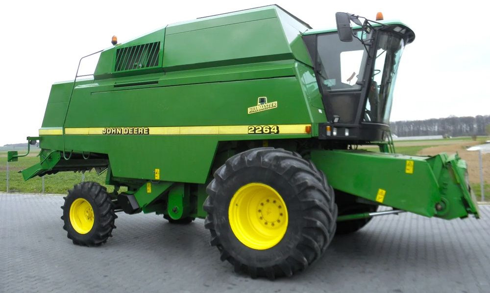 John Deere 2264 HM 1998 Rok, heder 6,1 m, Stol do rzepaku, Nie Malowany, Stan Bardzo Dobry - Kombain: pilt 1 John Deere 2264 HM 1998 Rok, heder 6,1 m, Stol do rzepaku, Nie Malowany, Stan Bardzo Dobry - Kombain: pilt 1
