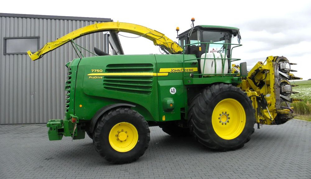 Koristusmasin John Deere 7750 ProDrive 2008 Rok, +Kemper 375, +podbieracz do traw, Nie Malowany, Stan Bardzo Dobry: pilt 8