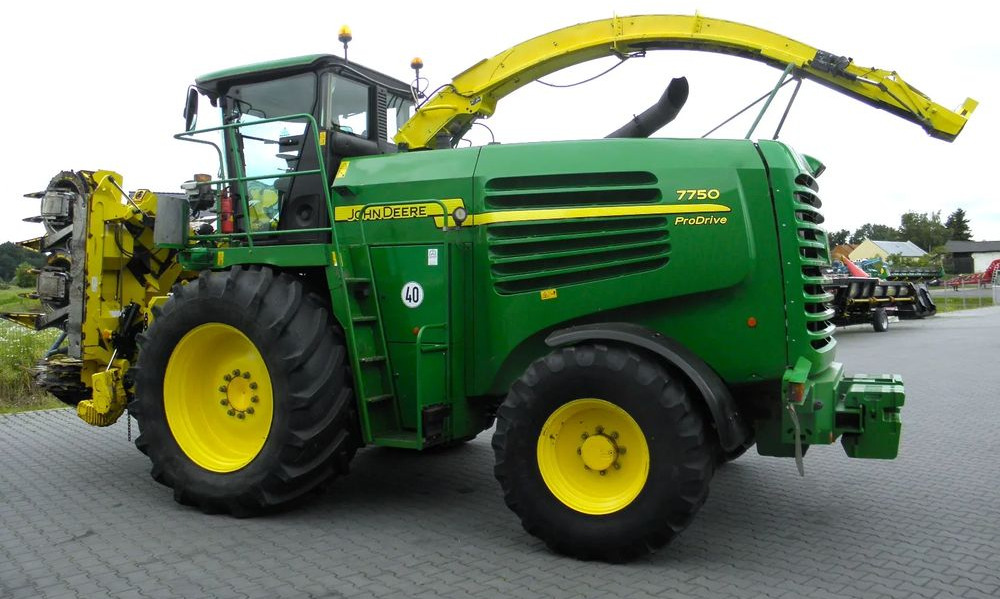 Koristusmasin John Deere 7750 ProDrive 2008 Rok, +Kemper 375, +podbieracz do traw, Nie Malowany, Stan Bardzo Dobry: pilt 10