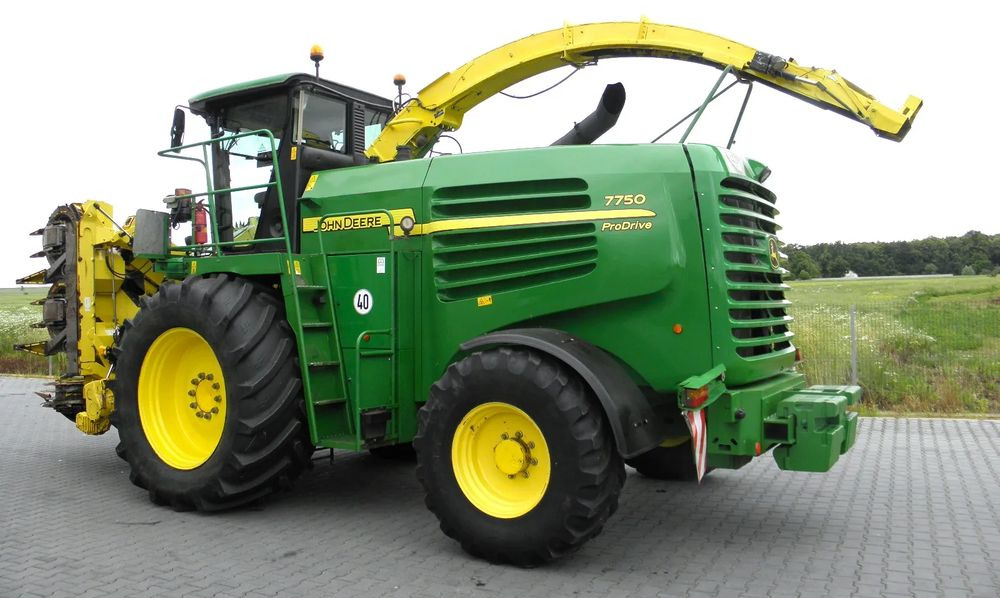 Koristusmasin John Deere 7750 ProDrive 2008 Rok, +Kemper 375, +podbieracz do traw, Nie Malowany, Stan Bardzo Dobry: pilt 6