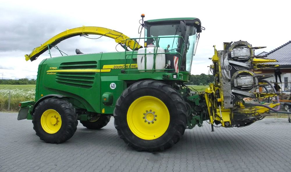 Koristusmasin John Deere 7750 ProDrive 2008 Rok, +Kemper 375, +podbieracz do traw, Nie Malowany, Stan Bardzo Dobry: pilt 7