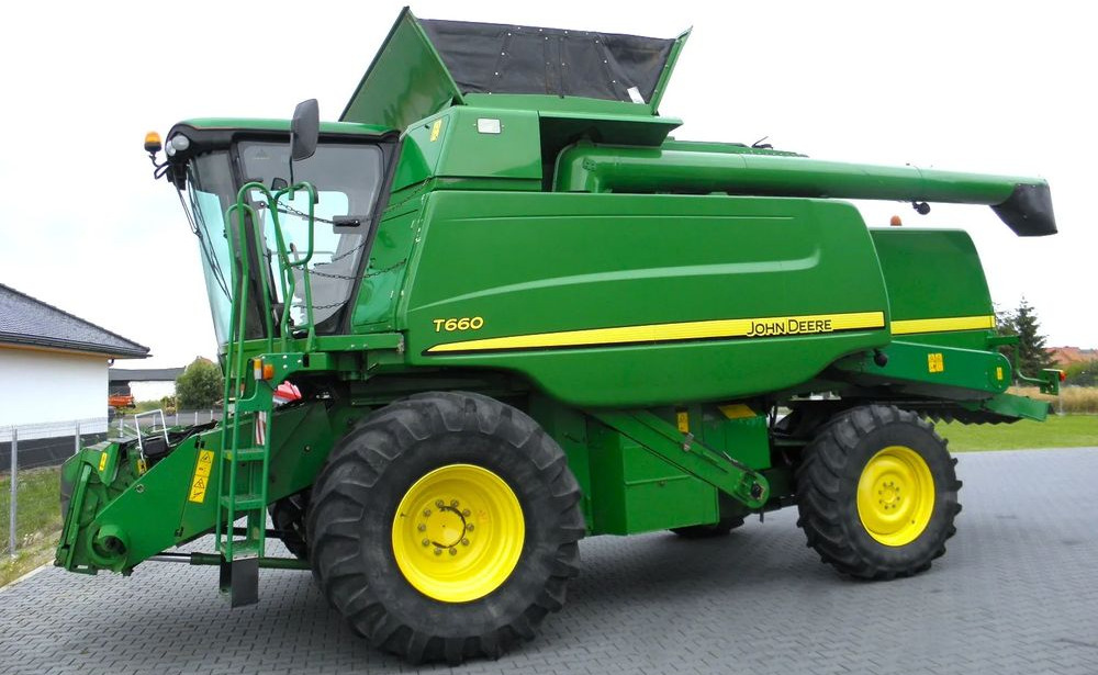 John Deere T660 2008 rok , Heder 6,7 m, Wilgotnosciomierz, Waga, Najbogatsza Wersja, Stan Idealny - Kombain: pilt 1 John Deere T660 2008 rok , Heder 6,7 m, Wilgotnosciomierz, Waga, Najbogatsza Wersja, Stan Idealny - Kombain: pilt 1