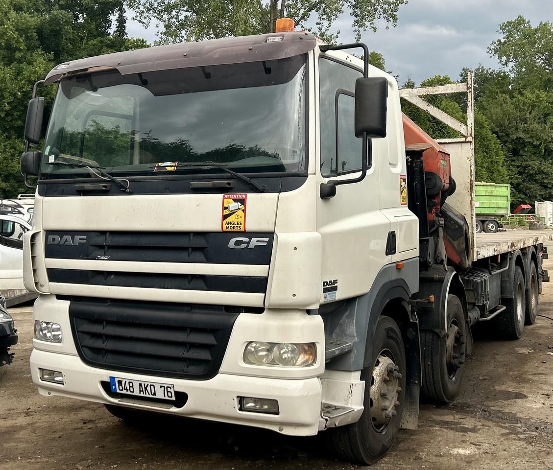 DAF Cf85 380 8x4 plateau grue Palfinger pk44002 - Madelveok/ Platvormveok, Kraanaga veoauto: pilt 1 DAF Cf85 380 8x4 plateau grue Palfinger pk44002 - Madelveok/ Platvormveok, Kraanaga veoauto: pilt 1