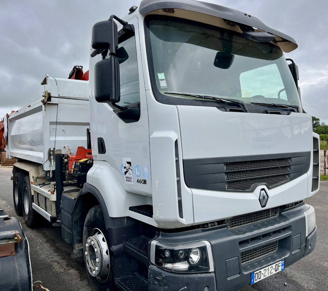 RENAULT Premium Lander 460dxi bibenne grue Palfinger pk16001 - Kallurauto, Kraanaga veoauto: pilt 1 RENAULT Premium Lander 460dxi bibenne grue Palfinger pk16001 - Kallurauto, Kraanaga veoauto: pilt 1