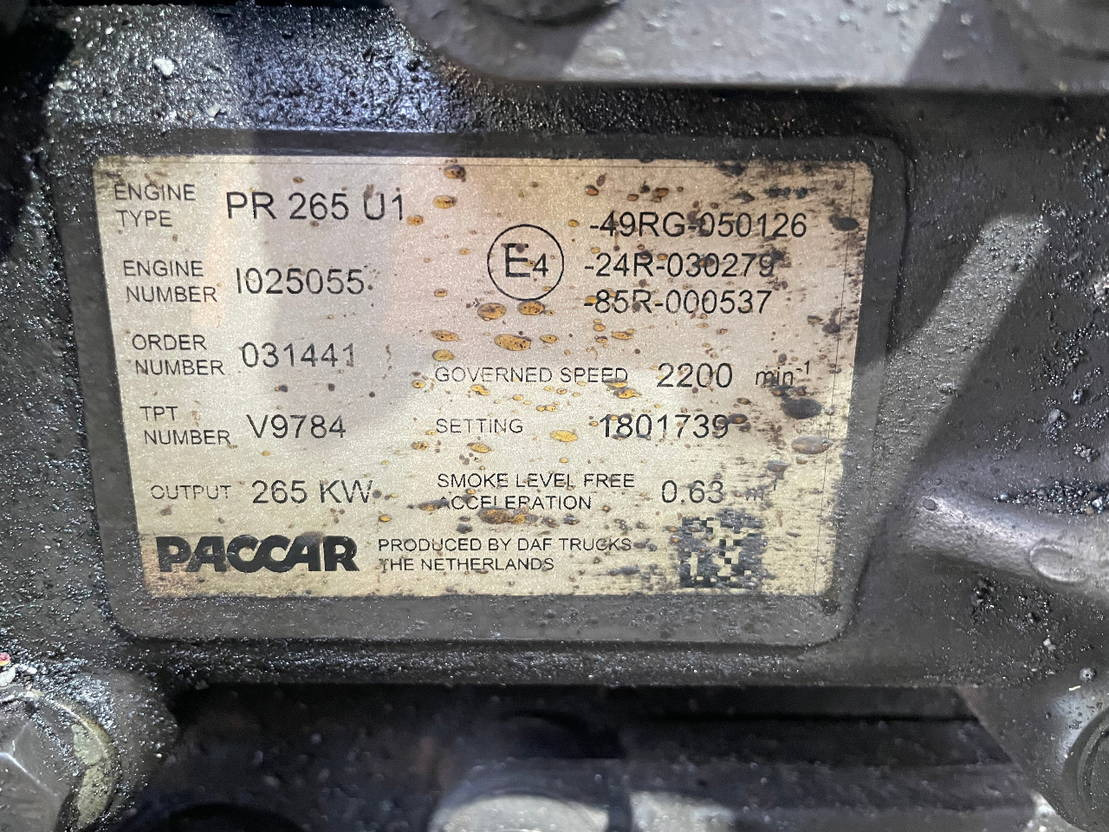 DAF Paccar Motor DAF Solaris PR 265 U1 Urbino 15 Van Hool Temsa 265U1 - Mootor - Buss: pilt 2 DAF Paccar Motor DAF Solaris PR 265 U1 Urbino 15 Van Hool Temsa 265U1 - Mootor - Buss: pilt 2