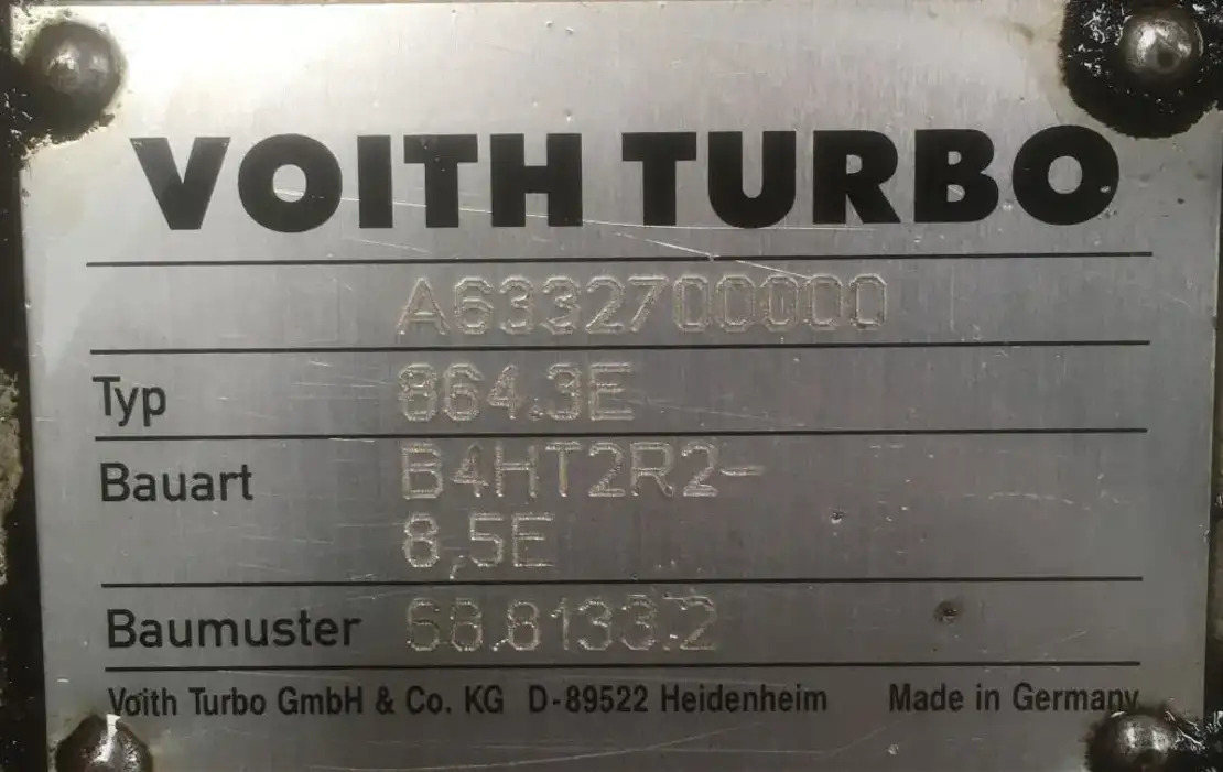 Mercedes-Benz Voith 864.3E Busgetriebe B4HT2R2 -8.5E Mercedes Citaro LE A6332700 - Jõuülekanne - Buss: pilt 2 Mercedes-Benz Voith 864.3E Busgetriebe B4HT2R2 -8.5E Mercedes Citaro LE A6332700 - Jõuülekanne - Buss: pilt 2
