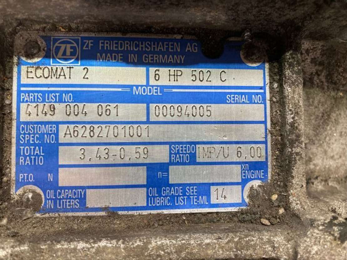 ZF Getriebe ZF 6HP 502C 5HP502C 4149004061 Mercedes Citaro Ecomat 2 - Käigukast - Buss: pilt 2 ZF Getriebe ZF 6HP 502C 5HP502C 4149004061 Mercedes Citaro Ecomat 2 - Käigukast - Buss: pilt 2