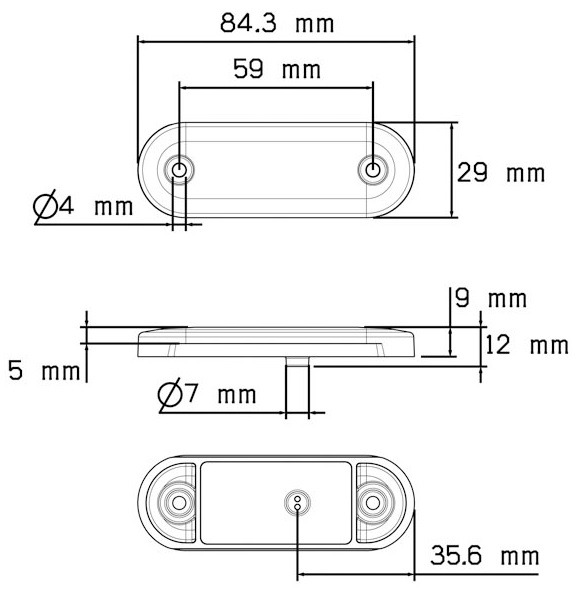 TRP Przednia lampa obrysowa LED 1528125 zamiennik Hella 2PF 959 590 - Tuled/ Valgus: pilt 2 TRP Przednia lampa obrysowa LED 1528125 zamiennik Hella 2PF 959 590 - Tuled/ Valgus: pilt 2