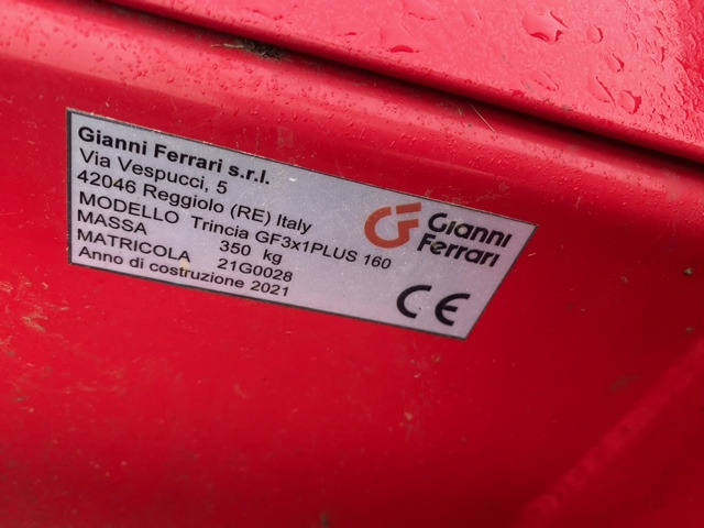 GIANNI FERRARI BROY 3/1 155 TUR - Muruniiduk: pilt 2 GIANNI FERRARI BROY 3/1 155 TUR - Muruniiduk: pilt 2
