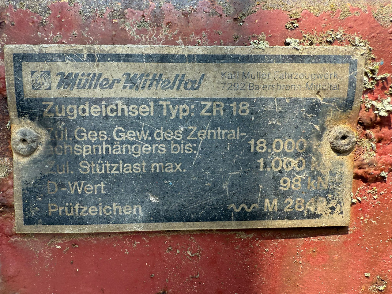 ACKERMANN TKA18 Trailer - Haagis: pilt 5 ACKERMANN TKA18 Trailer - Haagis: pilt 5