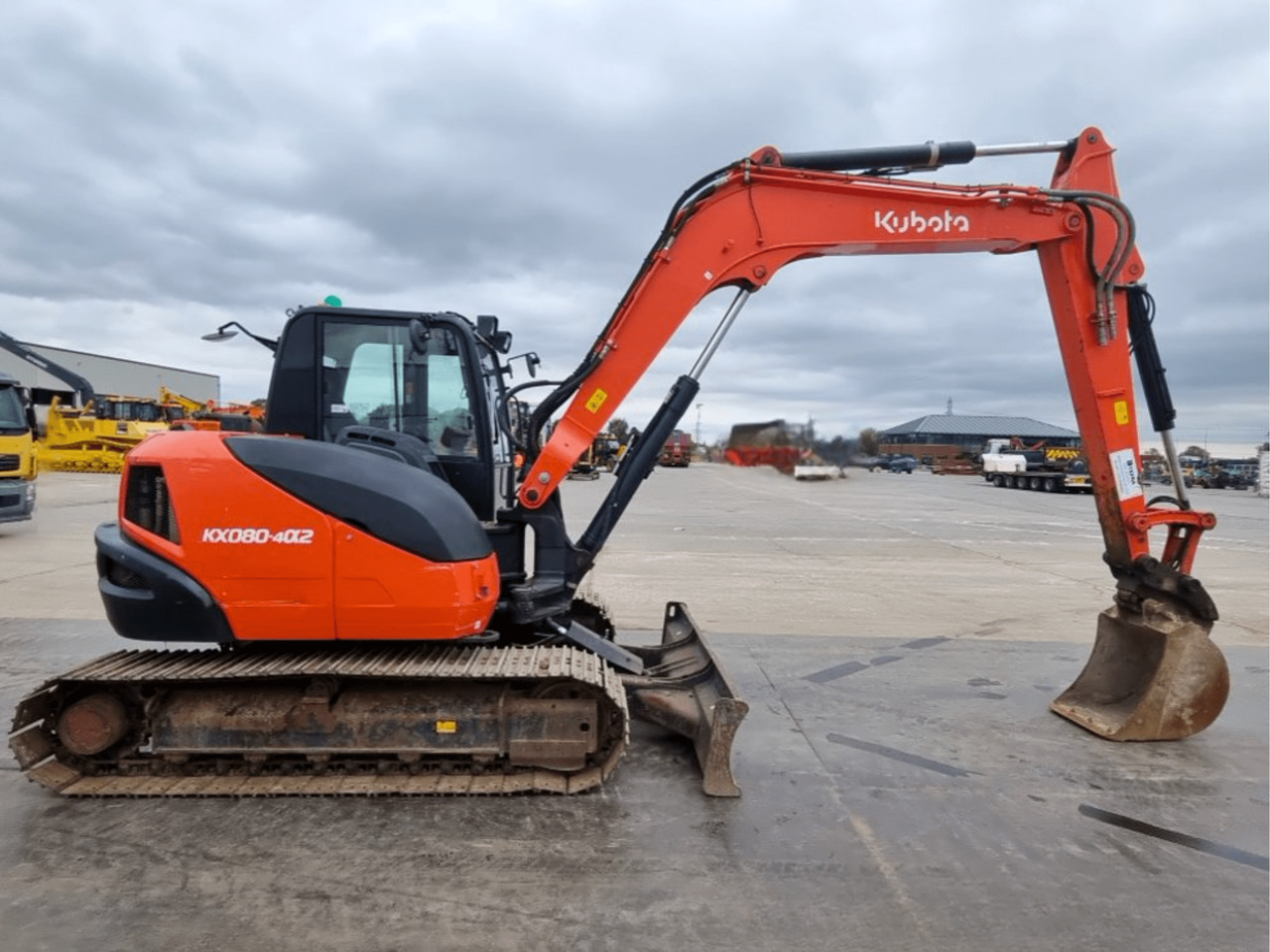Kubota KX080-4A2 Excavator, TOP !!! - Miniekskavaator: pilt 5 Kubota KX080-4A2 Excavator, TOP !!! - Miniekskavaator: pilt 5