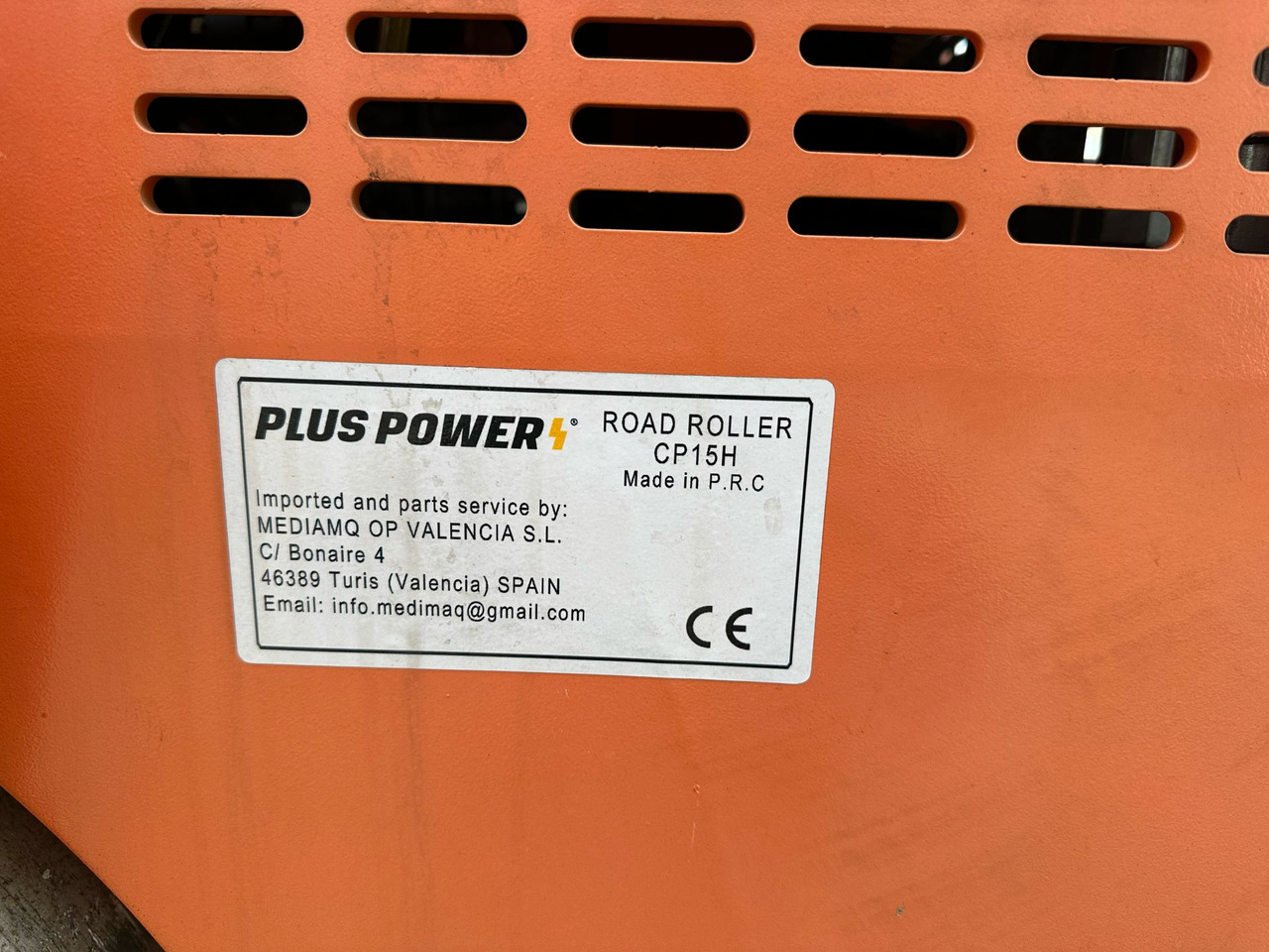 Rullija PLUS POWER CP15H VIBROCOMPACTOR CYLINDER: pilt 6