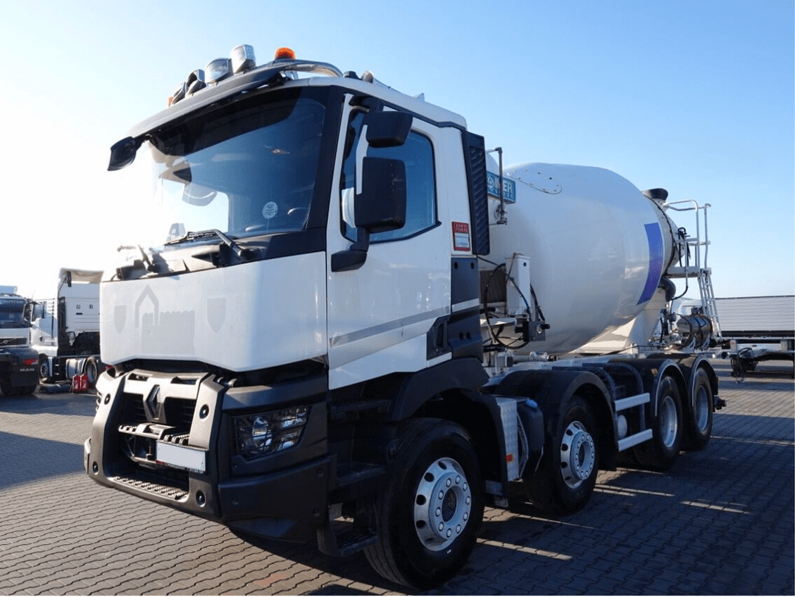 Renault C 430 8×4 Beton Mixer 9m3, TOP !!! - Autobetoonisegisti: pilt 1 Renault C 430 8×4 Beton Mixer 9m3, TOP !!! - Autobetoonisegisti: pilt 1