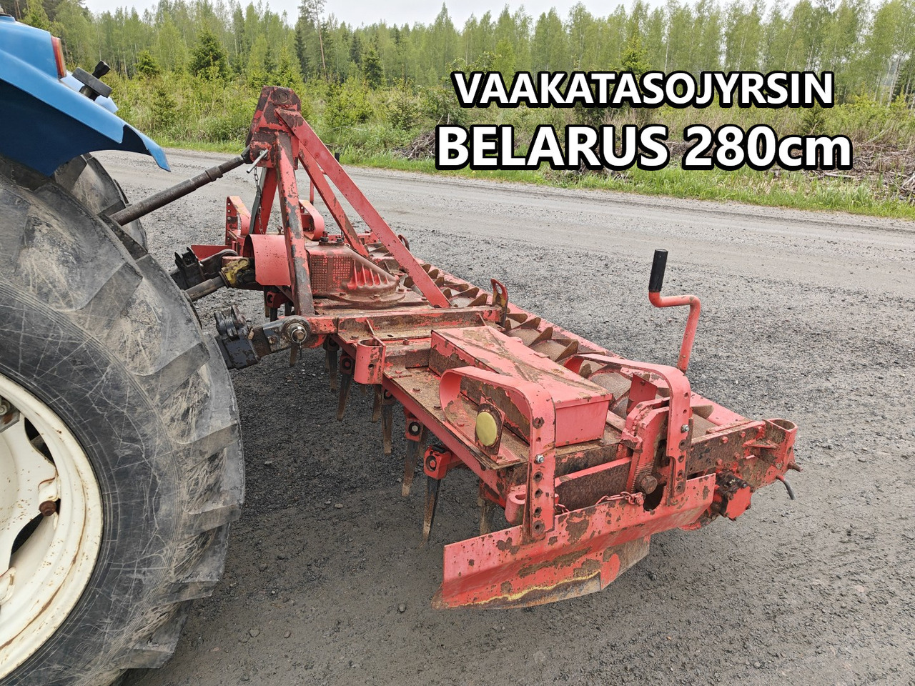 Belarus 280cm vaakatasojyrsin haineväpakkerilla, katso video! - Aktiiväke: pilt 1 Belarus 280cm vaakatasojyrsin haineväpakkerilla, katso video! - Aktiiväke: pilt 1