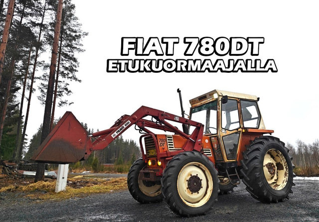 Fiat 780DT etukuormaajalla - Traktor: pilt 1 Fiat 780DT etukuormaajalla - Traktor: pilt 1