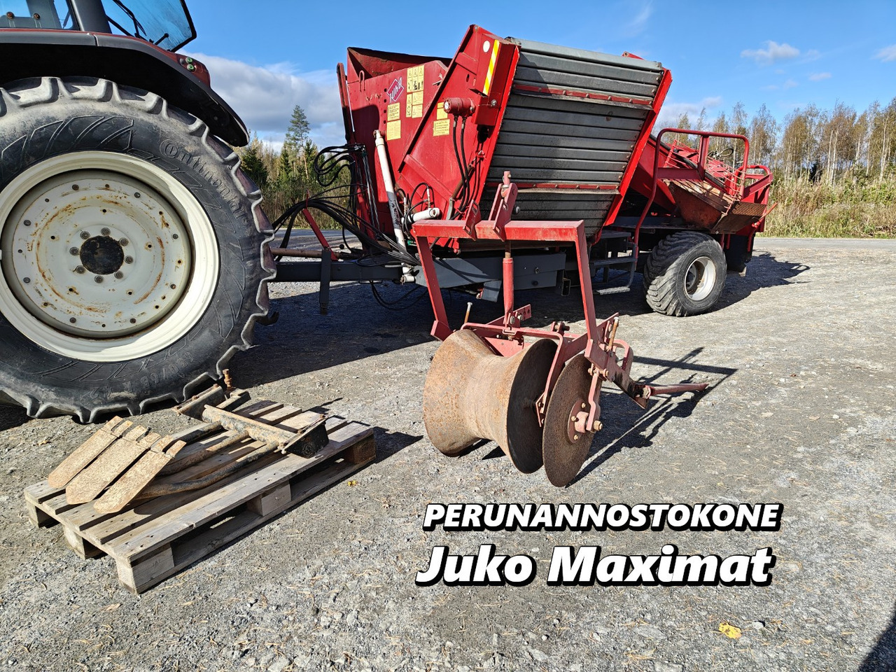 Juko Maximat perunan tai sipulin nostokone Katso video! - Kartulivõtumasin: pilt 1 Juko Maximat perunan tai sipulin nostokone Katso video! - Kartulivõtumasin: pilt 1