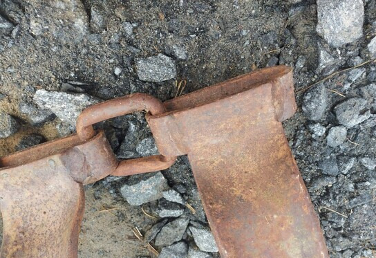 Telasarja traktoriin tai kaivuriin - pituus 355cm ja leveys 61cm - Relss: pilt 5 Telasarja traktoriin tai kaivuriin - pituus 355cm ja leveys 61cm - Relss: pilt 5