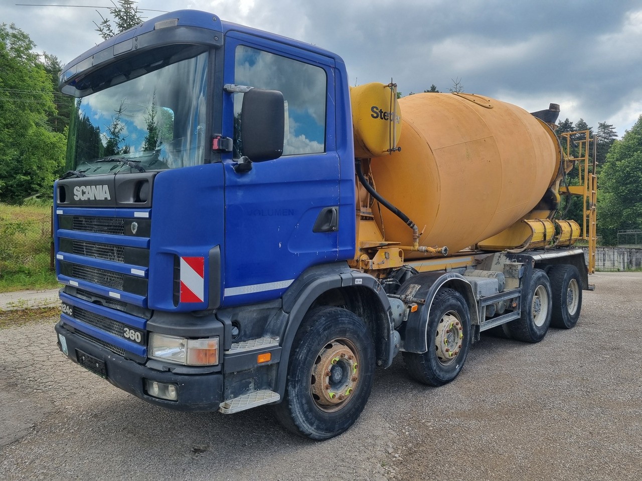 SCANIA R 124 CB8X4HZ 360 mixer - Autobetoonisegisti: pilt 1 SCANIA R 124 CB8X4HZ 360 mixer - Autobetoonisegisti: pilt 1