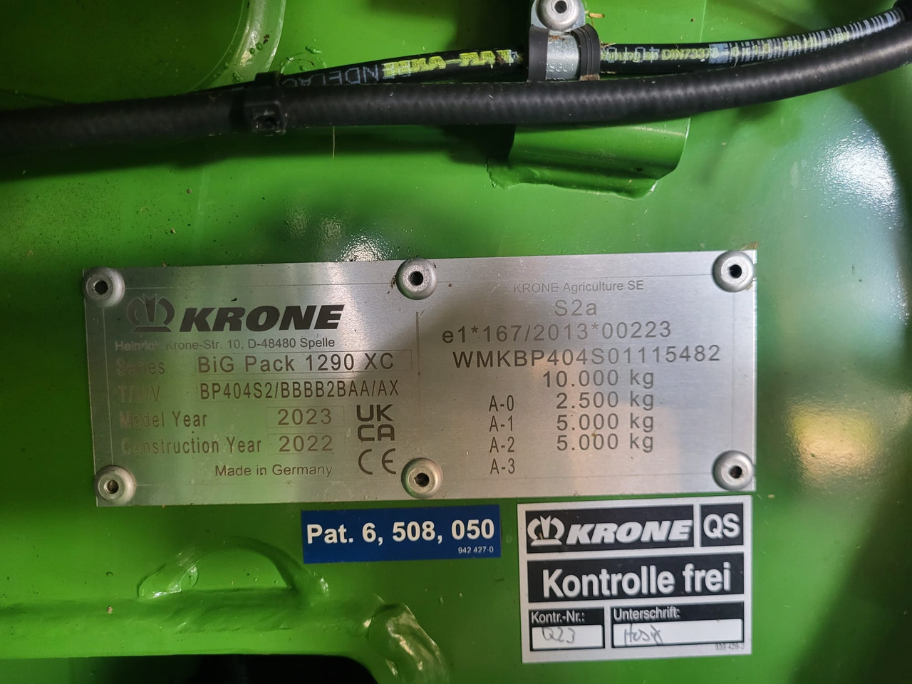 Krone 1290 HDP XC - Heinapress, kandiline: pilt 2 Krone 1290 HDP XC - Heinapress, kandiline: pilt 2