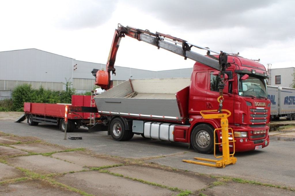 SCANIA R480 PALFINGER PK16000, EURO 5, CRANE FORKS - Kallurauto, Kraanaga veoauto: pilt 2 SCANIA R480 PALFINGER PK16000, EURO 5, CRANE FORKS - Kallurauto, Kraanaga veoauto: pilt 2