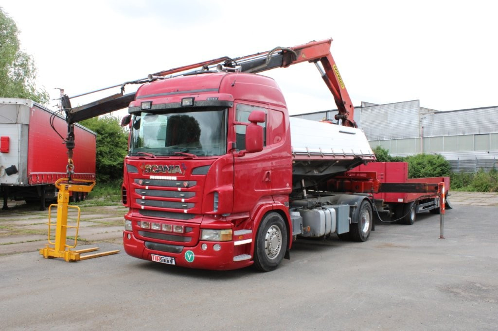 SCANIA R480 PALFINGER PK16000, EURO 5, CRANE FORKS - Kallurauto, Kraanaga veoauto: pilt 3 SCANIA R480 PALFINGER PK16000, EURO 5, CRANE FORKS - Kallurauto, Kraanaga veoauto: pilt 3