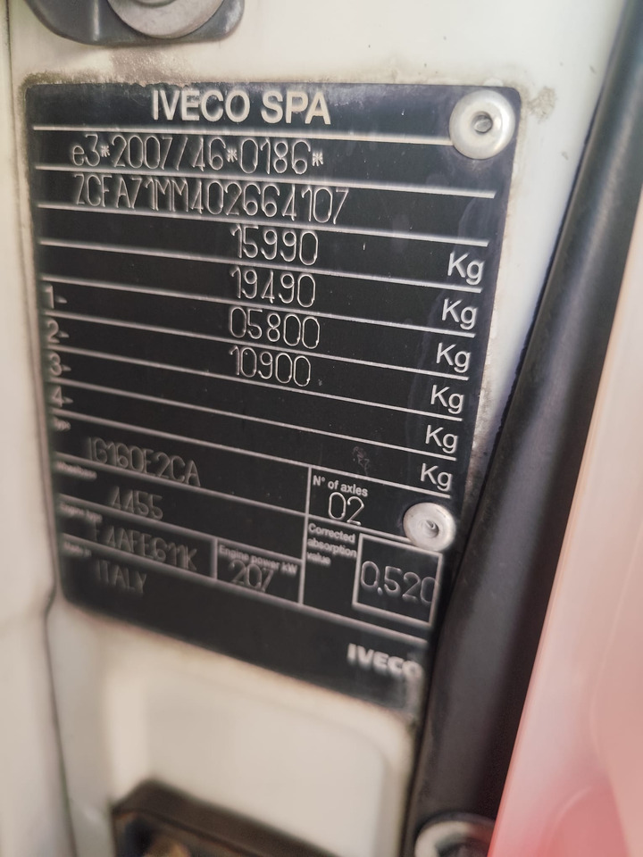 IVECO EUROCARGO 160-280 - Kallurauto, Kraanaga veoauto: pilt 2 IVECO EUROCARGO 160-280 - Kallurauto, Kraanaga veoauto: pilt 2