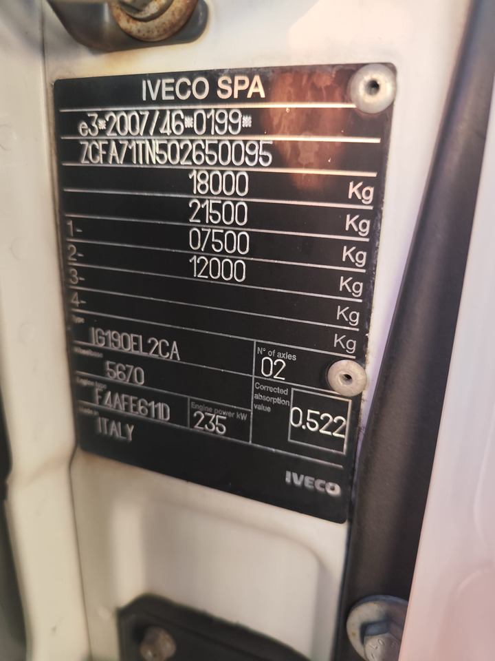 IVECO EUROCARGO 180-320 - Kabiinišassiiga veoauto: pilt 2 IVECO EUROCARGO 180-320 - Kabiinišassiiga veoauto: pilt 2