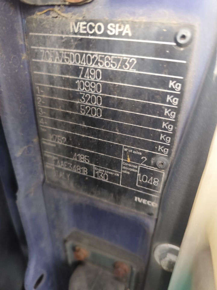 IVECO EUROCARGO 75E18 - Madelveok/ Platvormveok: pilt 2 IVECO EUROCARGO 75E18 - Madelveok/ Platvormveok: pilt 2