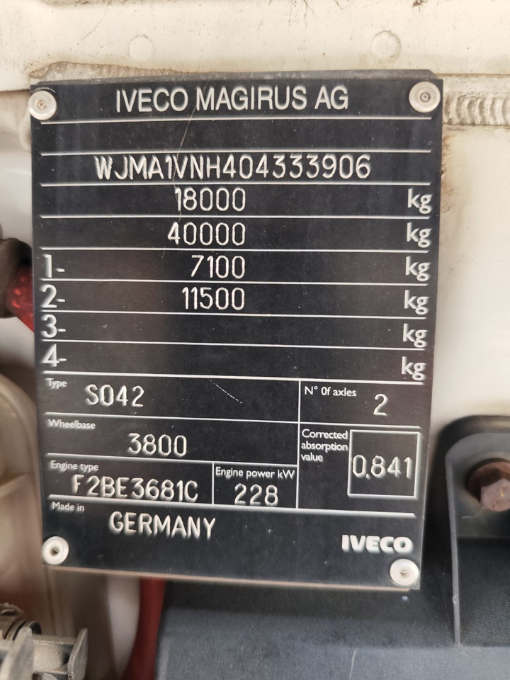 Kraanaga veoauto IVECO STRALIS AD 190S31P: pilt 40