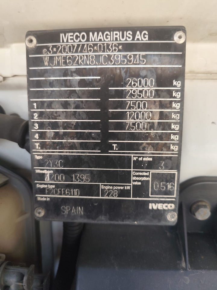 IVECO STRALIS AD 260S31 XP - Konkstõstukiga veoauto: pilt 4 IVECO STRALIS AD 260S31 XP - Konkstõstukiga veoauto: pilt 4