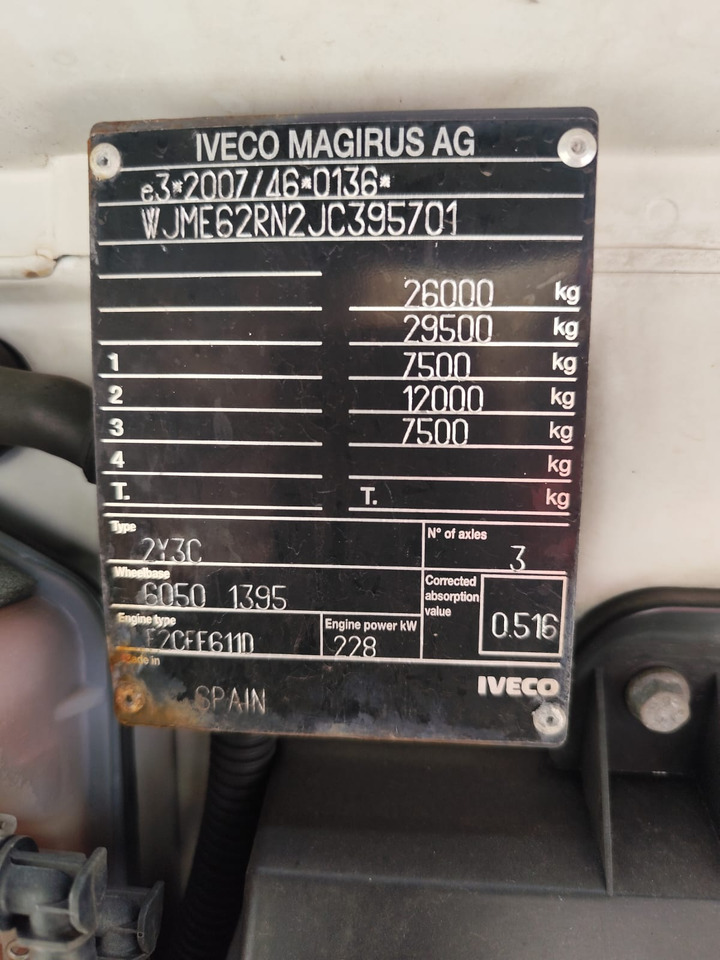 Konkstõstukiga veoauto IVECO STRALIS AD 260S31 Y/P: pilt 10 Konkstõstukiga veoauto IVECO STRALIS AD 260S31 Y/P: pilt 10