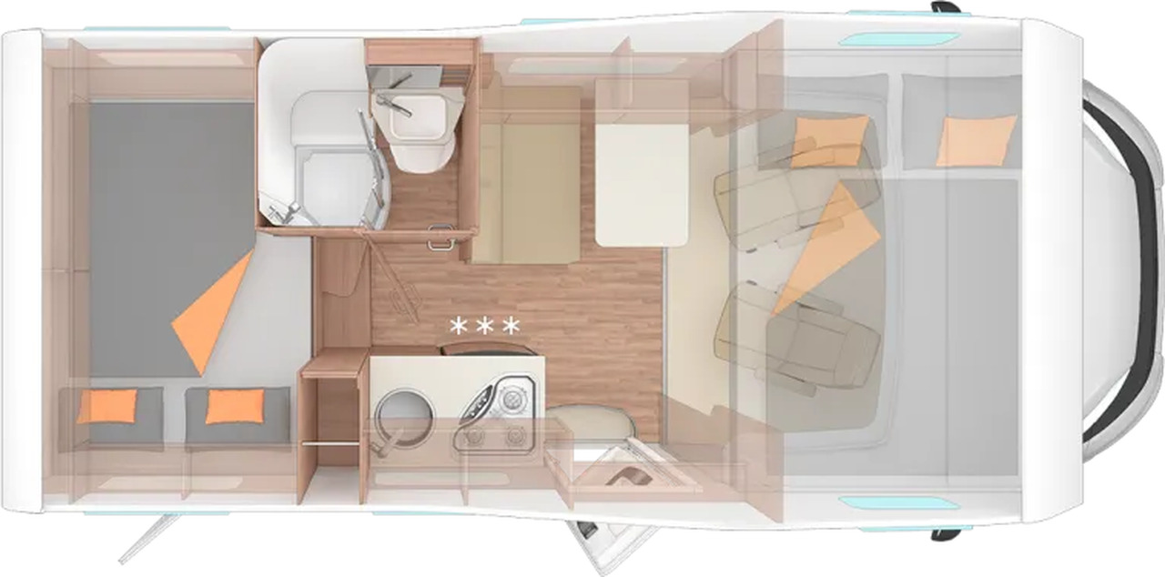Wohnmobil Weinsberg CaraHome 550 MG - Alkooven: pilt 2 Wohnmobil Weinsberg CaraHome 550 MG - Alkooven: pilt 2