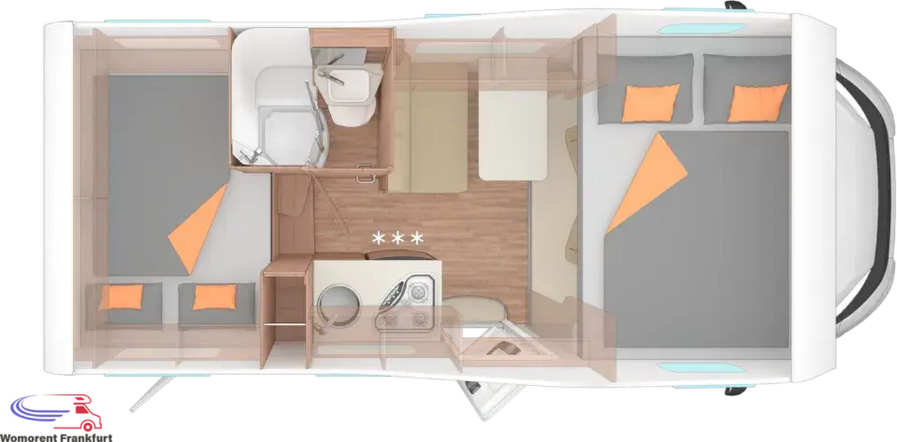 Wohnmobil Weinsberg CaraHome 550 MG - Alkooven: pilt 4 Wohnmobil Weinsberg CaraHome 550 MG - Alkooven: pilt 4