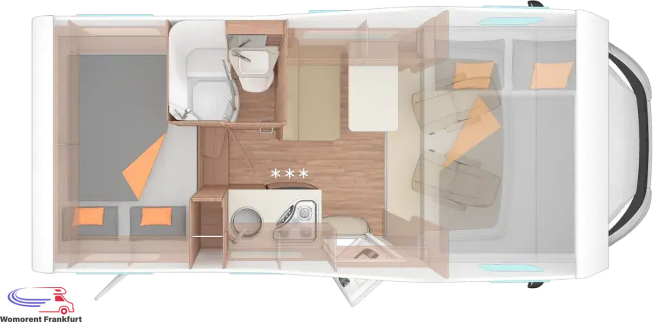 Wohnmobil Weinsberg CaraHome 550 MG - Alkooven: pilt 3 Wohnmobil Weinsberg CaraHome 550 MG - Alkooven: pilt 3