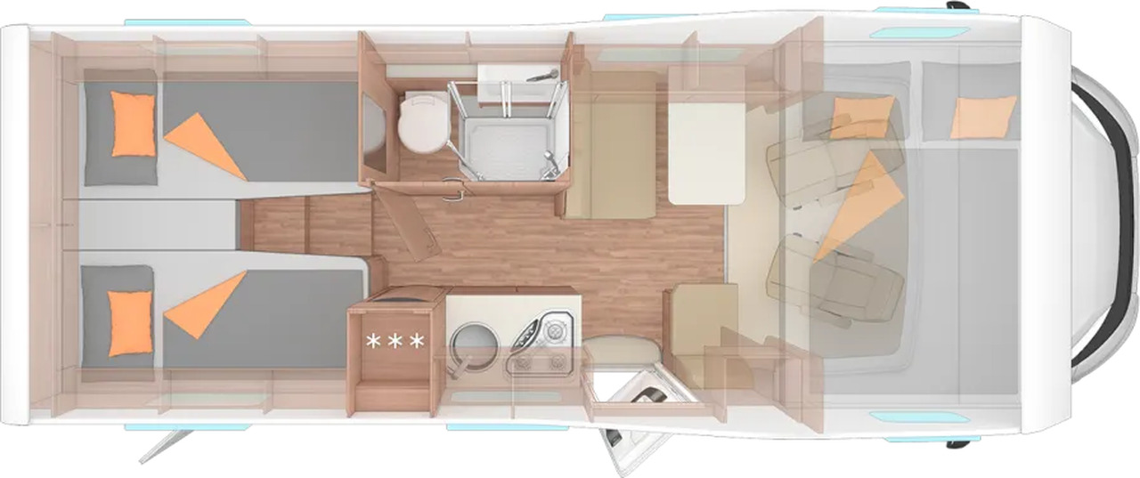 Wohnmobil Weinsberg CaraHome 650 MEG - Alkooven: pilt 2 Wohnmobil Weinsberg CaraHome 650 MEG - Alkooven: pilt 2