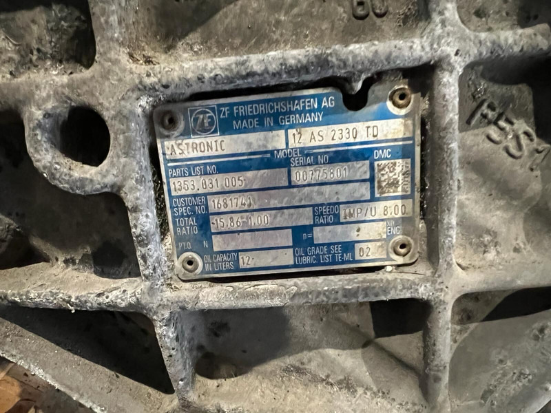 ZF 12AS2330TD - Käigukast: pilt 5 ZF 12AS2330TD - Käigukast: pilt 5