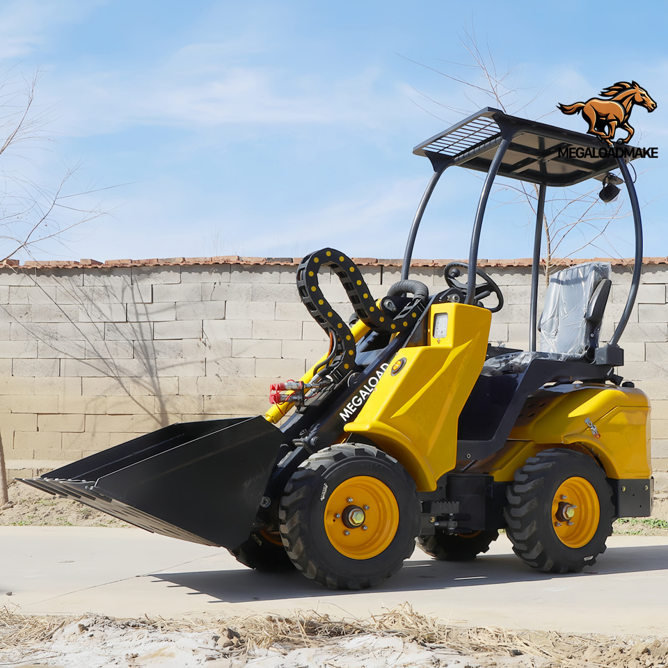 MEGALOAD AK625 Mini Wheel Loader Compact Size Articulated Diesel Kubota Engine P AK625 - Rataslaadur: pilt 2 MEGALOAD AK625 Mini Wheel Loader Compact Size Articulated Diesel Kubota Engine P AK625 - Rataslaadur: pilt 2
