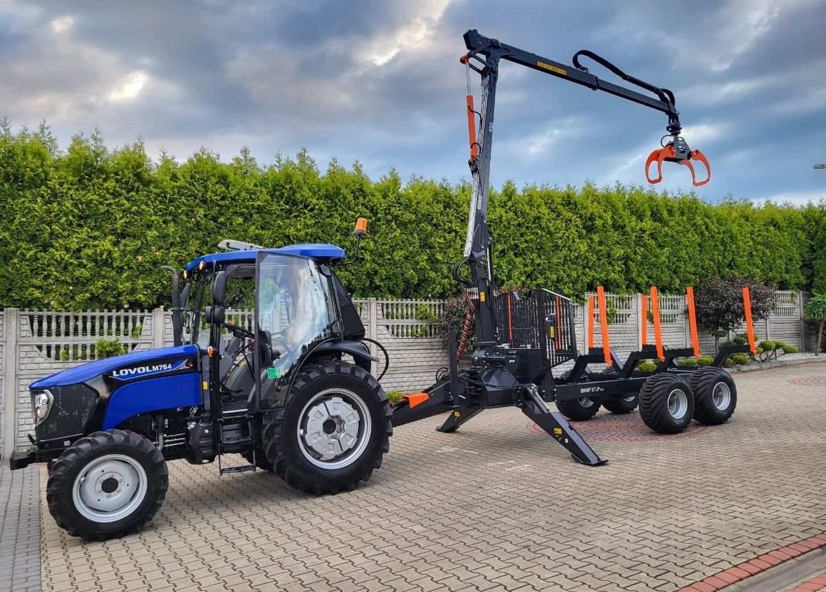 Uus Metsakoristaja LOVOL Zestaw Traktor LOVOL M755 Przyczepa do drewna BMF 8TPro Stan Nowy Fabryczny: pilt 10 Uus Metsakoristaja LOVOL Zestaw Traktor LOVOL M755 Przyczepa do drewna BMF 8TPro Stan Nowy Fabryczny: pilt 10