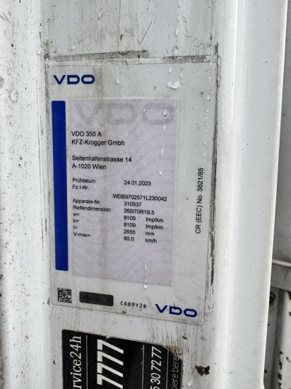 Mercedes-Benz Atego 1224 L 4x2 970.25 - Tent veoauto: pilt 3 Mercedes-Benz Atego 1224 L 4x2 970.25 - Tent veoauto: pilt 3