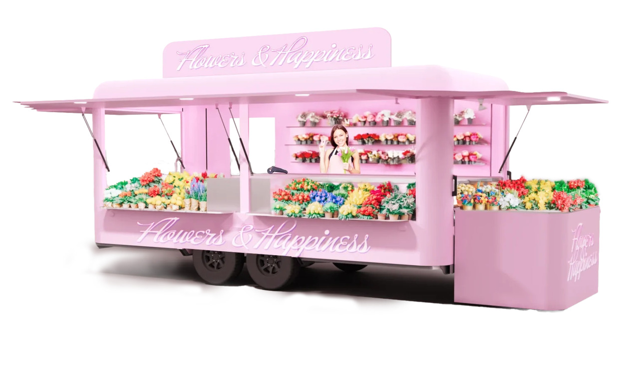 Deli Star Trailer 6000 Flower & General Sales - EU Standards - Toitlustus haagis: pilt 1 Deli Star Trailer 6000 Flower & General Sales - EU Standards - Toitlustus haagis: pilt 1